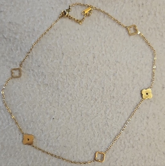 Nwt Set Non Tarnish Clover Alhambra - Picture 4 of 7